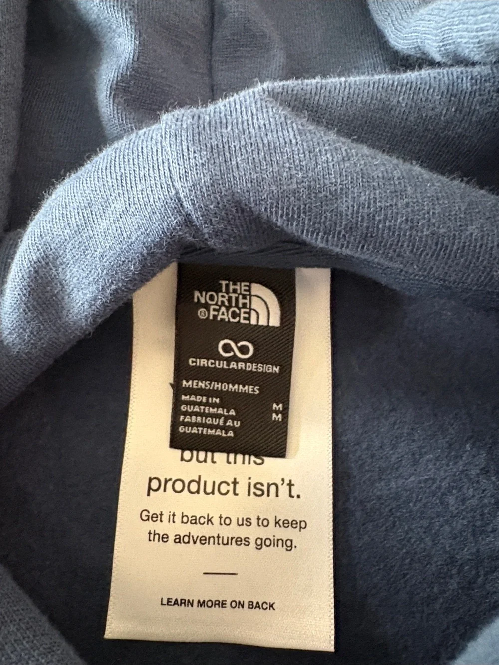 The North Face Men's Slate Blue Logo Pullover Hoodie
